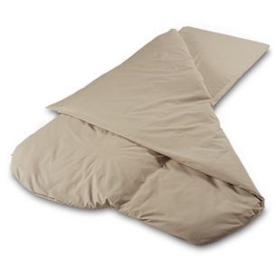 Duvalay Comfort Sleeping Bag - Cappuccino 4.5g Tog | Rectangle Sleeping Bag